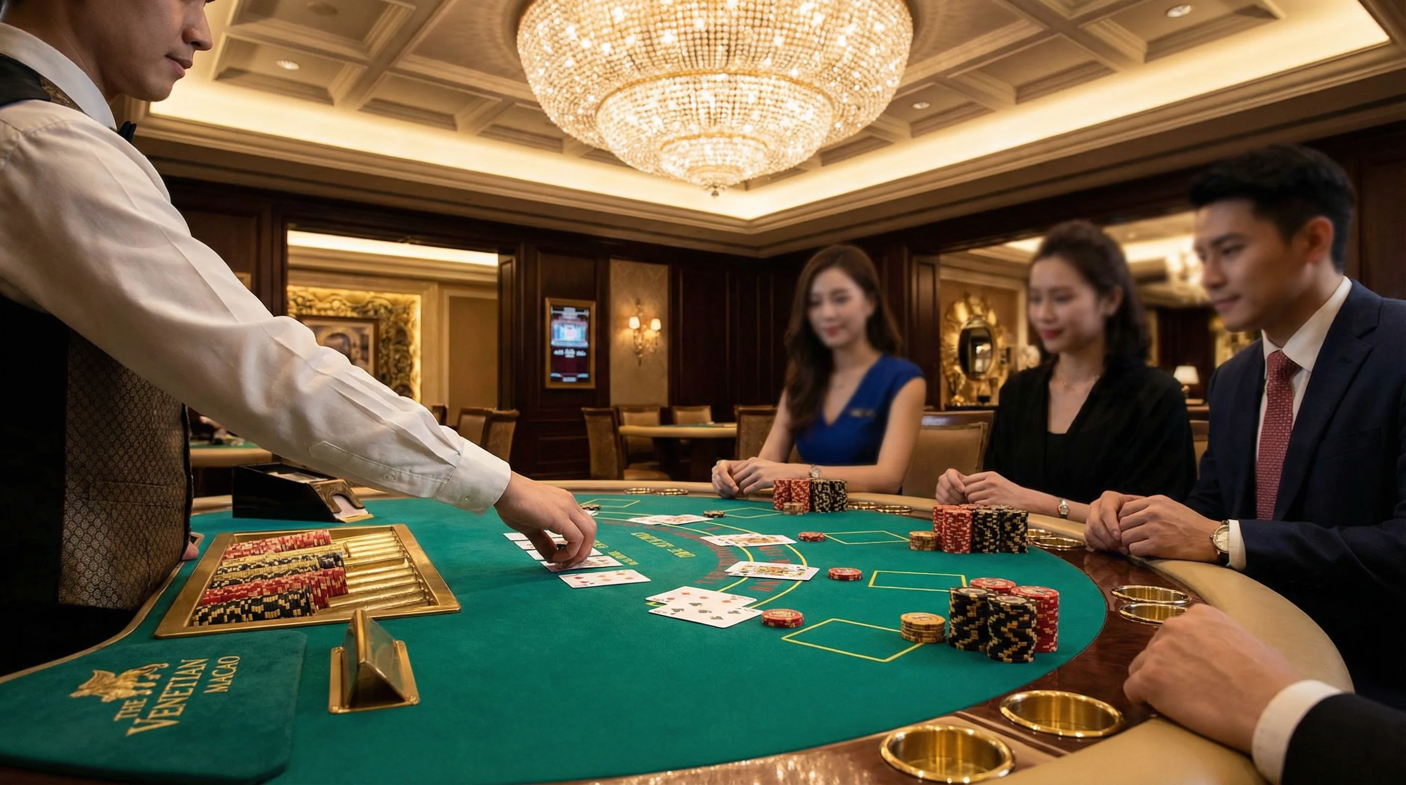 赌场百家乐赌桌