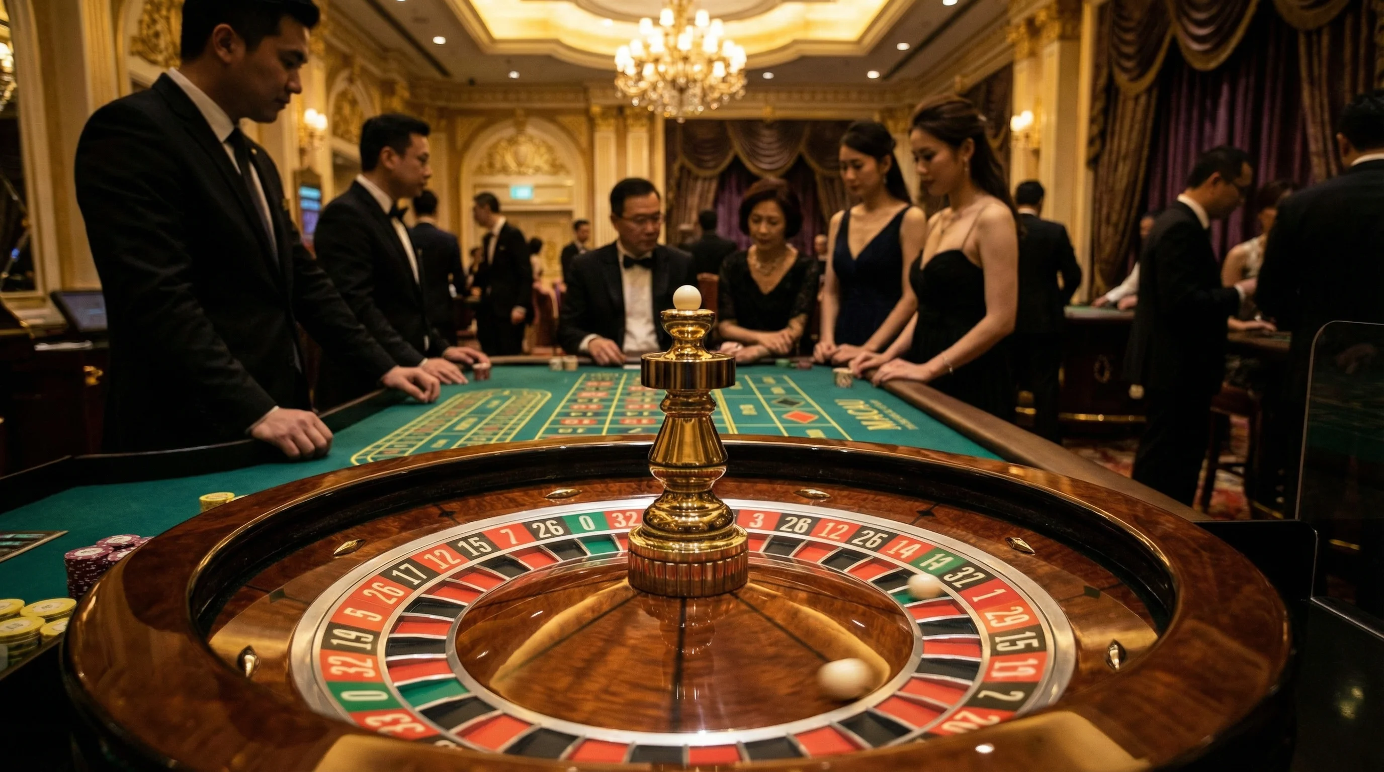 赌场轮盘游戏